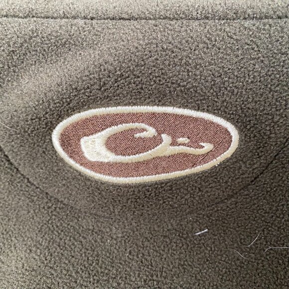 Drake Waterfowl Systems Mens Vest Size 2XL Fleece Full Zip Outdoors Green Mock - Picture 9 of 12